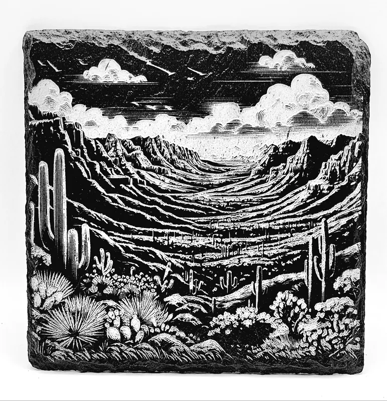 Engraved Tile - Custom ceramic engraving